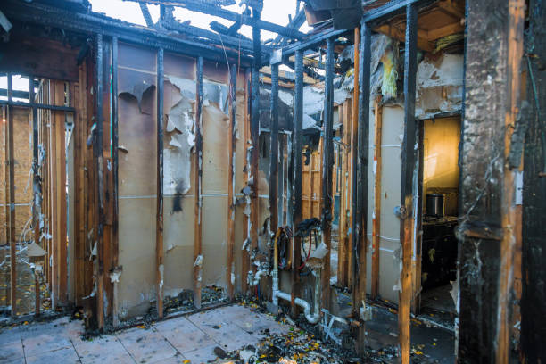 Professional Fire Damage Repair technician working in Burbank, CA